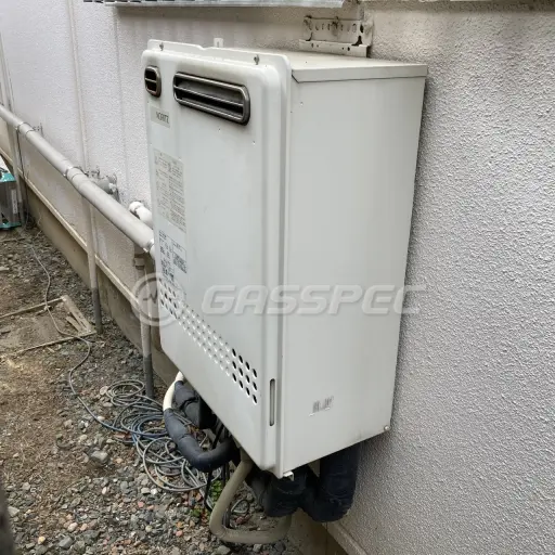交換前の給湯器（ノーリツ GT-2427SAWX）