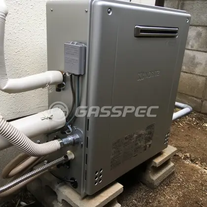 施工後の給湯器（ノーリツ GT-C2062SARX BL）