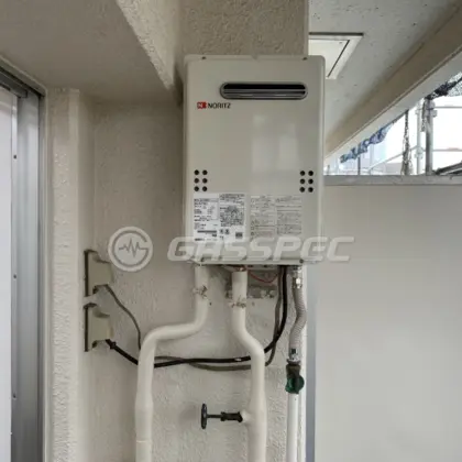 施工後の給湯器（ノーリツ GQ-2039WS-1）