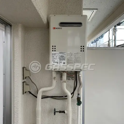 交換後の給湯器（ノーリツ GQ-2039WS-1）