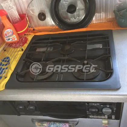施工前のビルトインガスコンロ（３F-WSA）