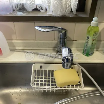 施工前の水栓・蛇口