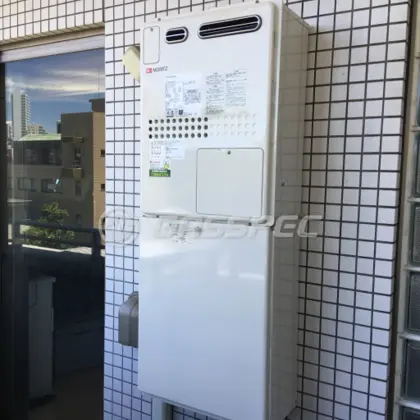 施工後の暖房熱源機（ノーリツ GTH-2445AWX3H-1 BL）