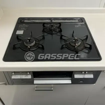 施工前のビルトインガスコンロ（DG32K1SR）