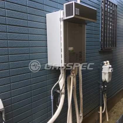 施工後の給湯器（ノーリツ GT-C2462AWX BL）