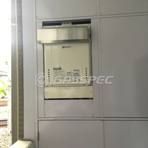 交換後の給湯器（ノーリツ GT-2460AWX-1 BL）