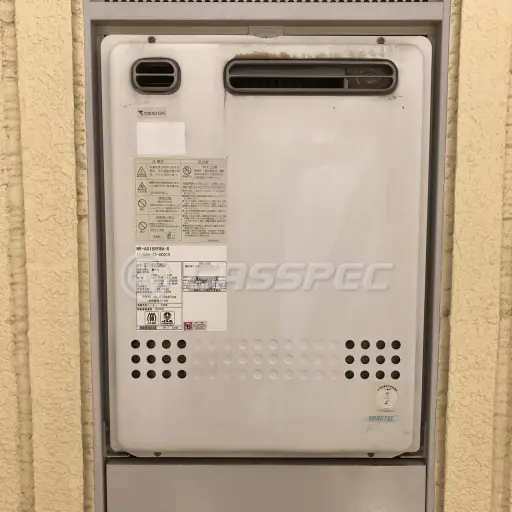 交換前の給湯器（ノーリツ GT-1616SAWX）