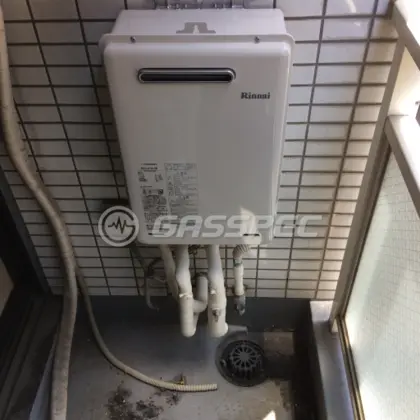 施工後の給湯器（リンナイ RUJ-A1610W）