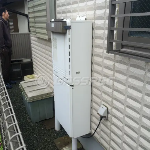 交換前の給湯器（ノーリツ GT-24SAW）