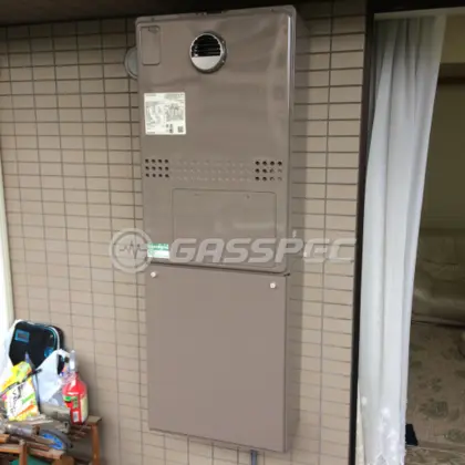 施工後の暖房熱源機（ノーリツ GTH-C2450AW3H-1 BL）