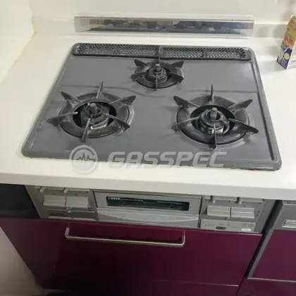 施工前のビルトインガスコンロ（RB31AH2S）