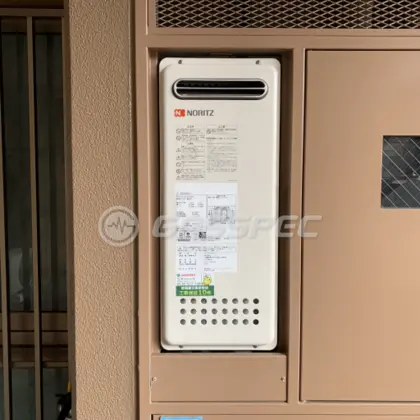 施工後の給湯器（ノーリツ GT-2053AWX-2 BL）