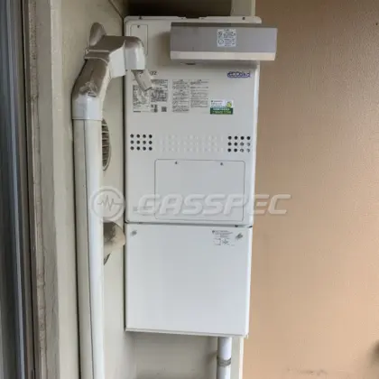 施工後の給湯器（ノーリツ GTH-C2450AW3H-L-1 BL）