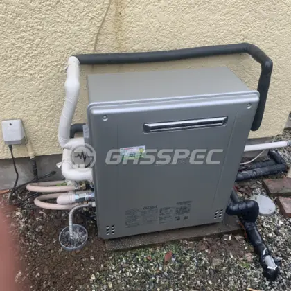 施工後の給湯器（ノーリツ GT-C2062SARX BL）