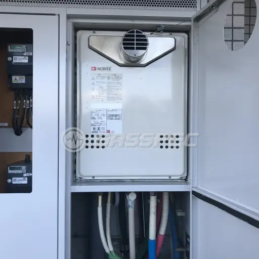 交換前の給湯器（ノーリツ GT-2427SAWX-T-1）