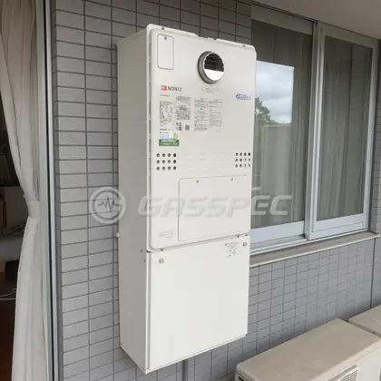施工後の暖房熱源機（ノーリツ GTH-C2450AW3H-1 BL）