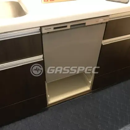 施工前のビルトイン食洗機（S45VS5SD）