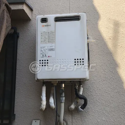 交換前の給湯器（ノーリツ GT-2022SAWX）