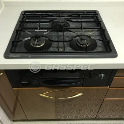 施工前のビルトインガスコンロ（DG3050NFU）