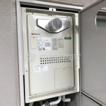 施工後の暖房熱源機（ノーリツ GTH-2444AWX-T-1 BL）