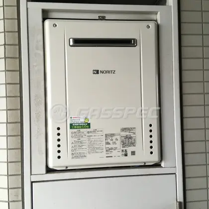 施工後の給湯器（ノーリツ GT-2460SAWX-1 BL）