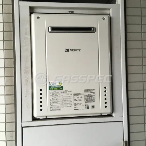 交換後の給湯器（ノーリツ GT-2460SAWX-1 BL）