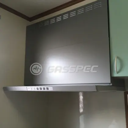 施工後のレンジフード（リンナイ LGR-3R-AP901SV）