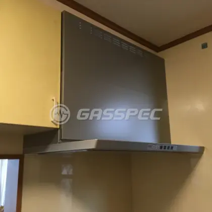 施工後のレンジフード（リンナイ LGR-3R-AP901SV）