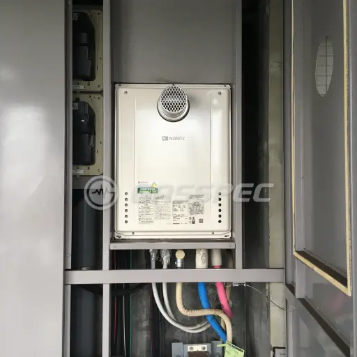 交換後の給湯器（ノーリツ GT-2460SAWX-T-1 BL）
