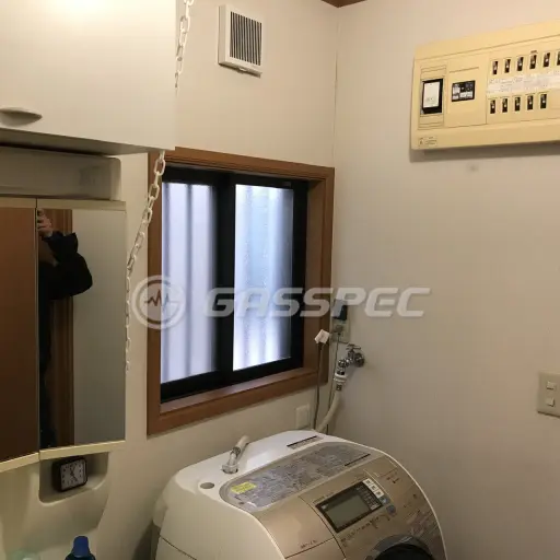 設置前の乾太くんの設置場所