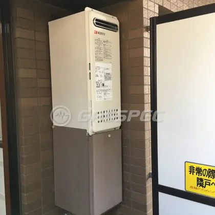 施工後の給湯器（ノーリツ GT-1653SAWX-2 BL）