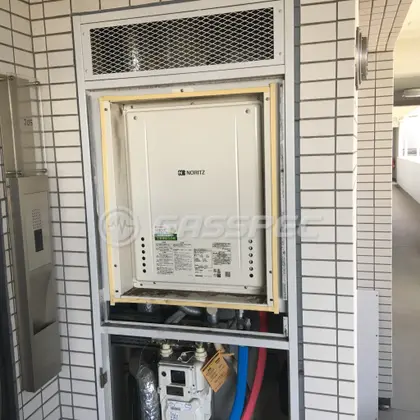 施工後の給湯器（ノーリツ GT-2460SAWX-H BL）