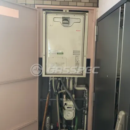 施工後の暖房熱源機（リンナイ RUFH-A1610SAT2-3）