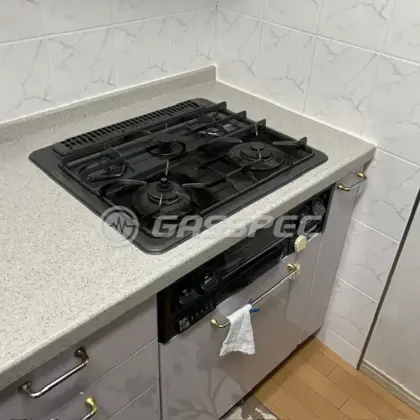 施工前のビルトインガスコンロ（PD-DR301FA）