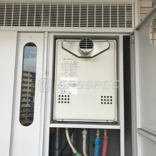 交換前の給湯器（ノーリツ GT-2427SAWX-T）