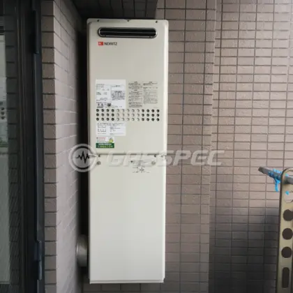 施工後の給湯器（ノーリツ GQ-2027AWX-DX BL）