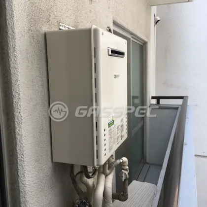 施工後の給湯器（ノーリツ GT-1660SAWX-1 BL）