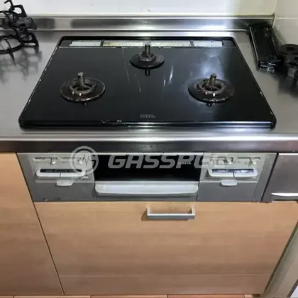 施工前のビルトインガスコンロ（R3G634A0L1V）