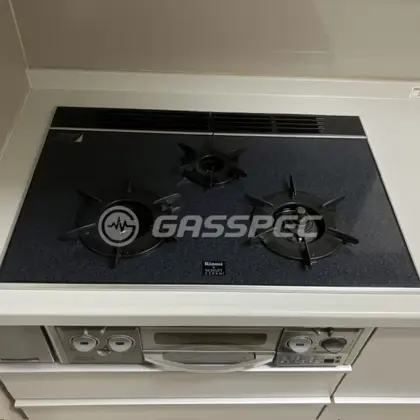 施工前のビルトインガスコンロ（RSK-N78W3GA4X）