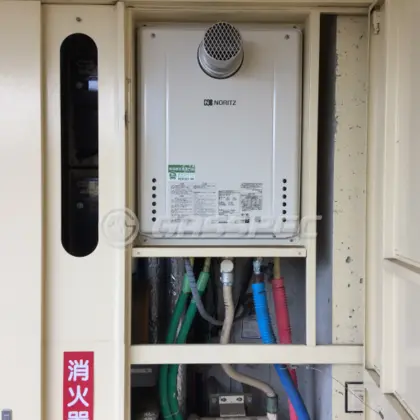 施工後の給湯器（ノーリツ GT-2460SAWX-T-1 BL）