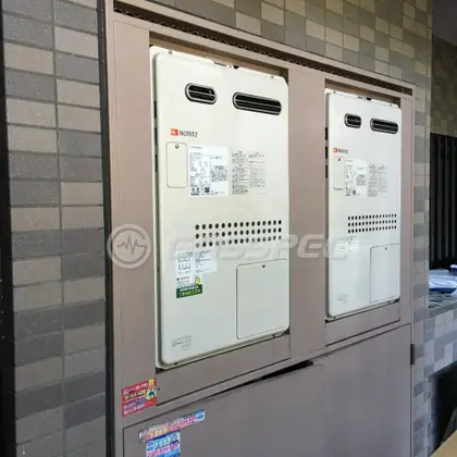 施工後の暖房熱源機（ノーリツ GTH-2444AWX3H-1 BL）