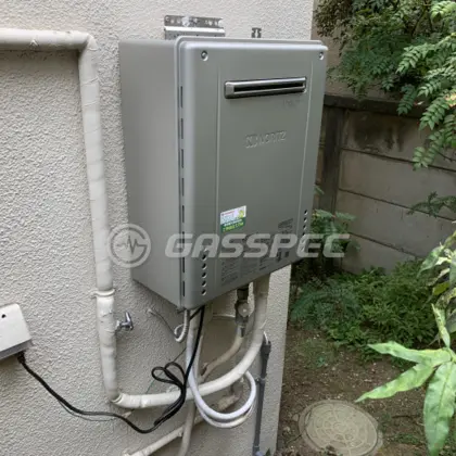 施工後の給湯器（ノーリツ GT-C1662SAWX BL）