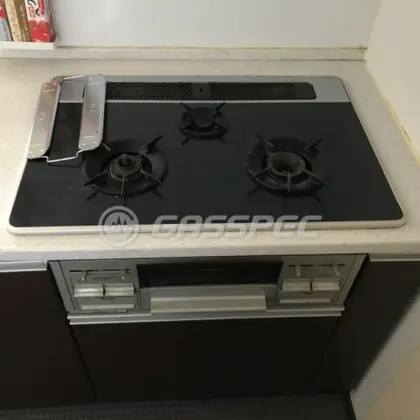 施工前のビルトインガスコンロ（BGA71N3PSC）