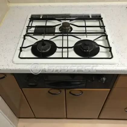 施工前のビルトインガスコンロ（DG3058NR）