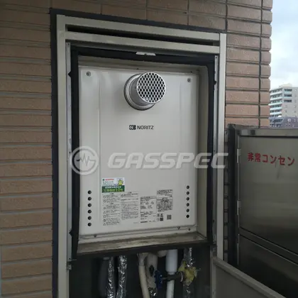 施工後の給湯器（ノーリツ GT-2060SAWX-T-1 BL）