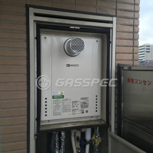 交換後の給湯器（ノーリツ GT-2060SAWX-T-1 BL）