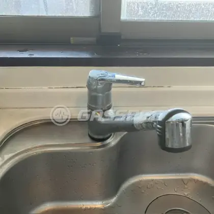 施工前の水栓・蛇口