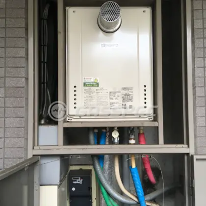 施工後の給湯器（ノーリツ GT-2460SAWX-T-1 BL）