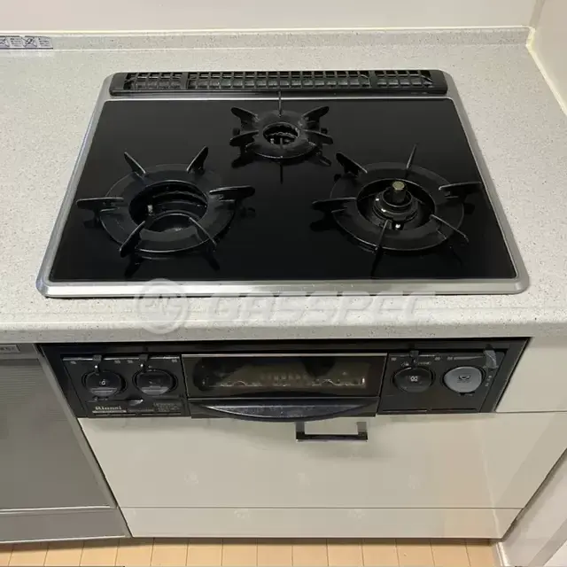 交換前のビルトインガスコンロ（リンナイ RBG-N31A7GS5M）