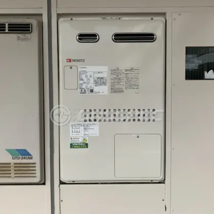 施工後の暖房熱源機（ノーリツ GTH-2444AWX-1 BL）